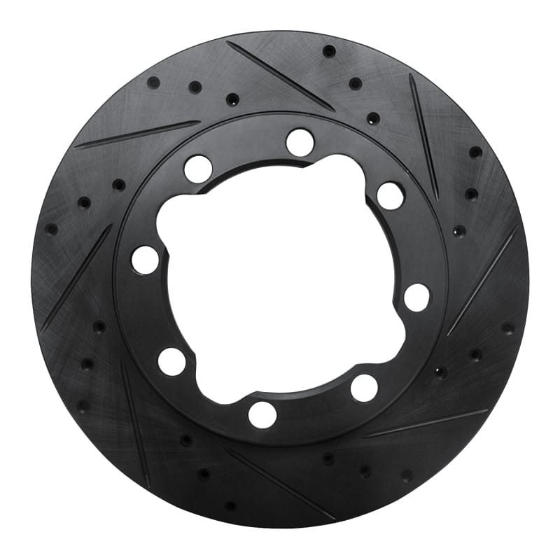 R1 Concepts — R1 88-00 Chevrolet K1500 Suburban Front Right Drilled & Slotted Black Brake Rotor
R1 Brake Rotor Drill