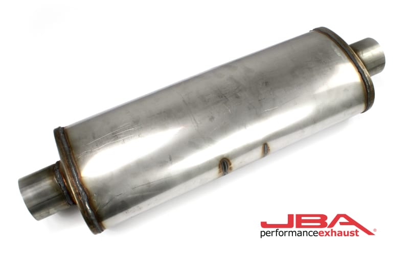 JBA — JBA Universal Chambered 304SS Muffler 22x8x5 3in Center/Center
Muffler
