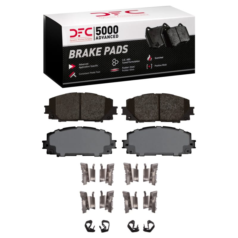DFC — DFC 10-17 Lexus CT200H Front 5000 Advanced Ceramic Brake Pads and Hardware Kit
DFC Brake Pad Set