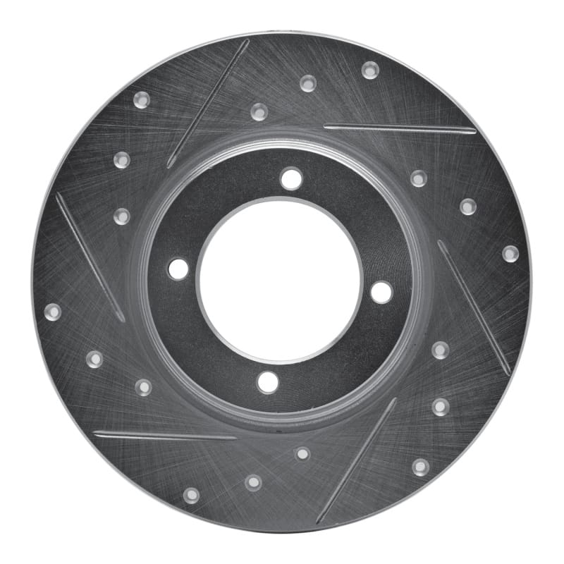 R1 Concepts — R1 74-84 Ford COURIER (USA/Canada) Front Left Drilled & Slotted Silver Brake Rotor
R1 Brake Rotor Drill