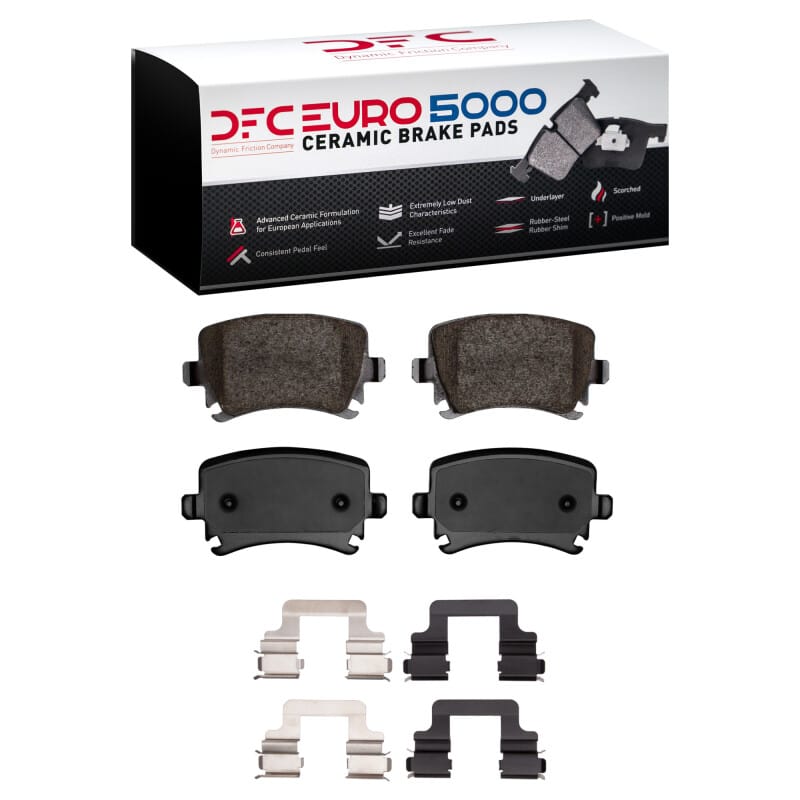 DFC — DFC 06-21 Audi TT Quattro Rear Euro 5000 Ceramic Brake Pads and Hardware Kit
DFC EURO Pads + HW