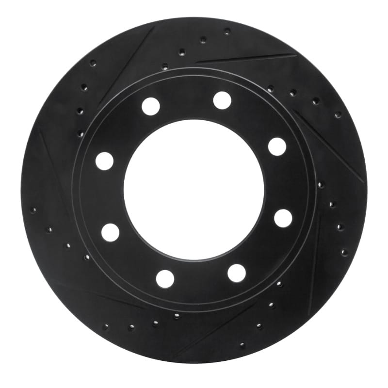R1 Concepts — R1 05-12 Ford F-250 4WD (Super Duty) Rear Left Drilled & Slotted Black Brake Rotor
R1 Brake Rotor Drill
