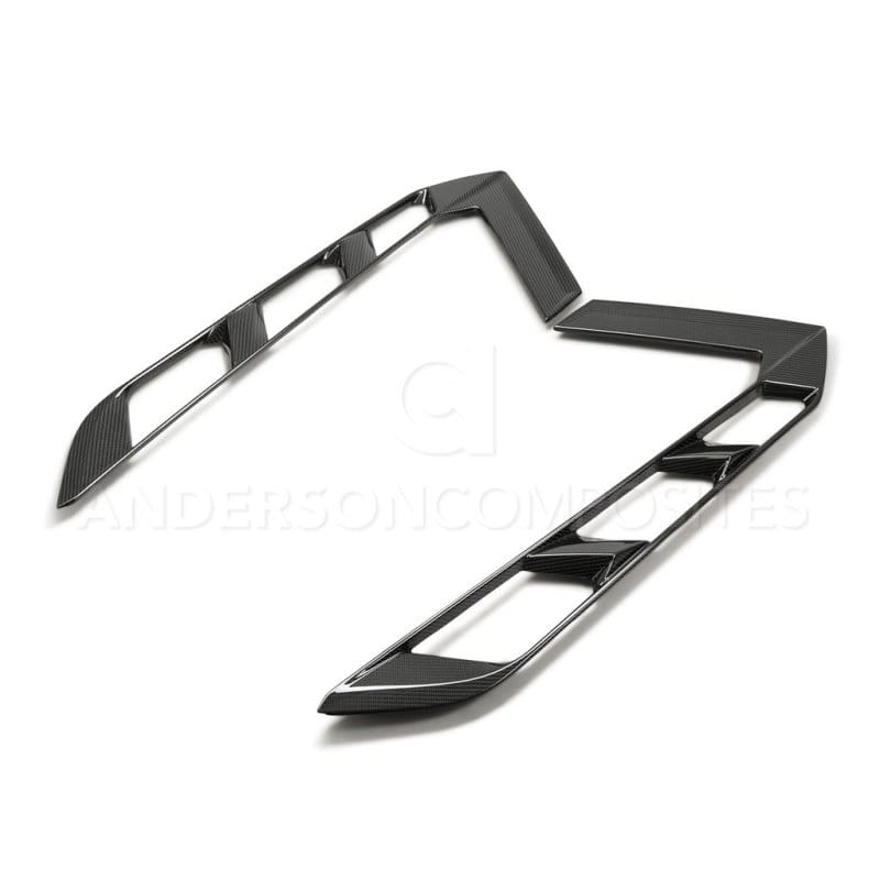 Anderson Composites — Anderson Composites 20-21 Chevrolet Corvette C8 Carbon Fiber Rear Hatch Vents