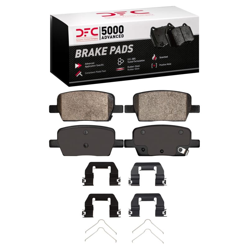 DFC — DFC 16-24 Buick Enclave Rear 5000 Advanced Ceramic Brake Pads and Hardware Kit
DFC Brake Pad Set