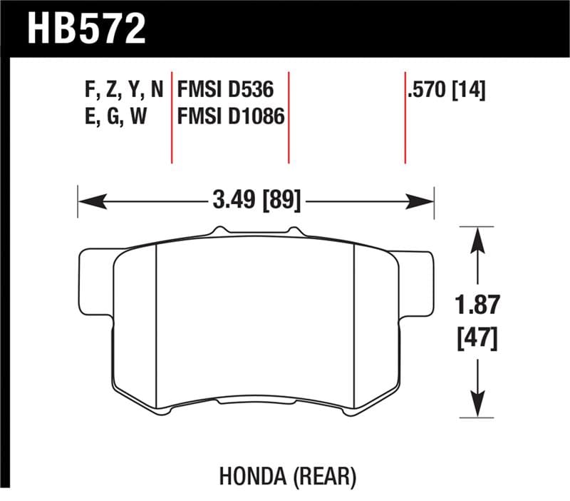 Hawk Performance — HPS Disc Brake Pad