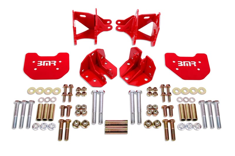 BMR Suspension — BMR 79-04 Mustang Rear Coilover Conversion Kit w/ Control Arm Bracket - Red