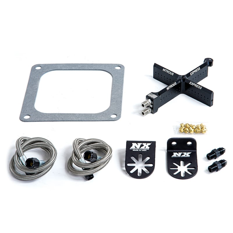 Nitrous Express — Nitrous Express Covert Crossbar Pro Power Plate Conversion (4500 Flange) 100-500HP
Injector Plate