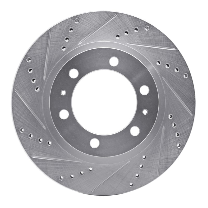 R1 Concepts — R1 03-23 Toyota FJ Cruiser Front Left Drilled & Slotted Silver Brake Rotor
R1 Brake Rotor Drill