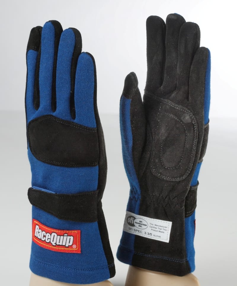 Racequip — RaceQuip Blue 2-Layer SFI-5 Glove - XL