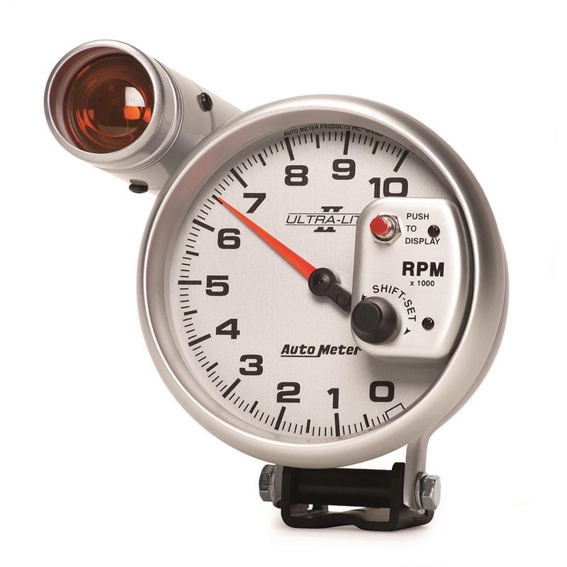 AutoMeter — Autometer Ultra-Lite II 5 Inch 10000 RPM Tach w/ Shift Light
5" TACH, 10,000 RPM,