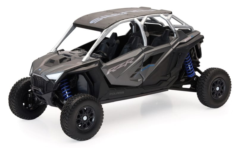 New Ray Toys — New Ray Toys Polaris RZR Pro R 4 Matte Heavy Metal/ Scale 1:18