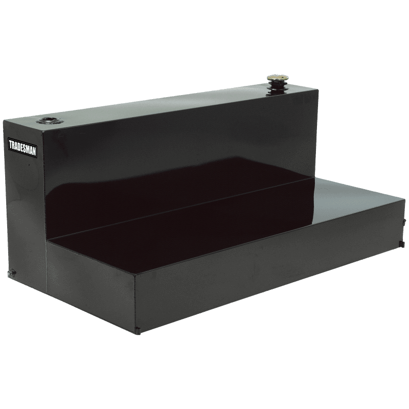 Tradesman — Tradesman Steel L-Shape Liquid Storage Tank (Full Size) - Black