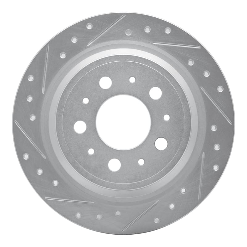 R1 Concepts — R1 98-00 Volvo S70 Rear Left Drilled & Slotted Silver Brake Rotor
R1 Brake Rotor Drill