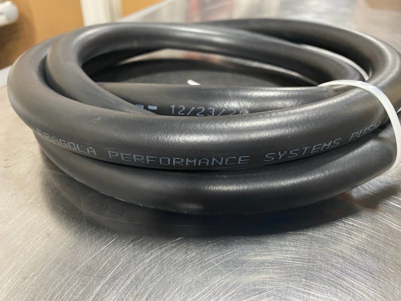 Fragola — Fragola -4AN Push-Lite Hi-Temp Black Hose - 20ft