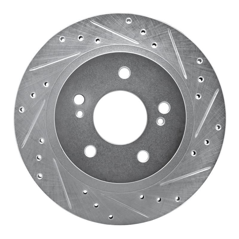 R1 Concepts — R1 87-89 Nissan 300ZX Rear Right Drilled & Slotted Silver Brake Rotor
R1 Brake Rotor Drill