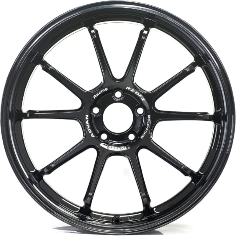 Advan — Advan RZ-DF2 19x10.0 +25 5x114.3 Racing Titanium Black Wheel