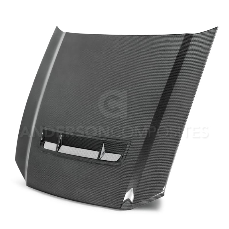 Anderson Composites — Anderson Composites 10-14 Ford Mustang/Shelby GT500 and 2013-2014 GT/V6 Type-GT Hood