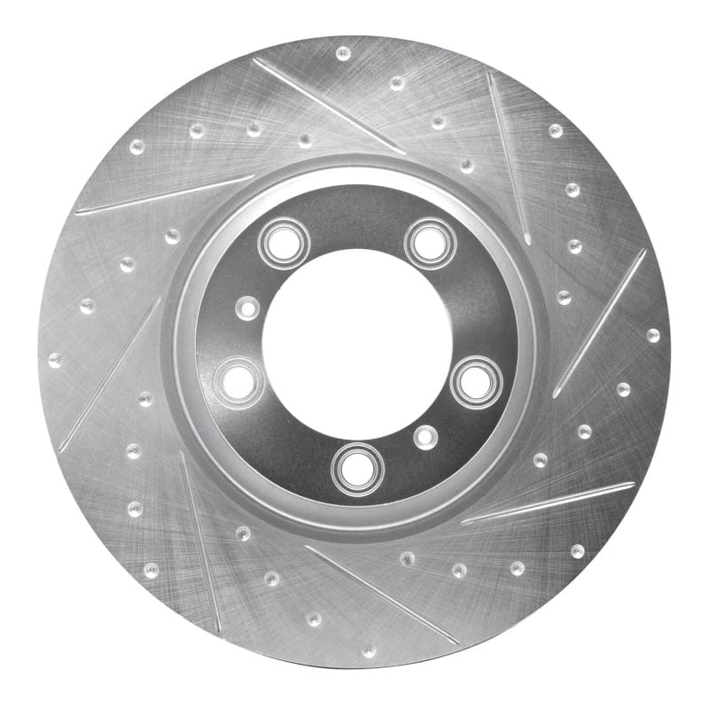R1 Concepts — R1 17-23 Porsche Panamera Right Front Drilled & Slotted Silver Brake Rotor
R1 Brake Rotor Drill