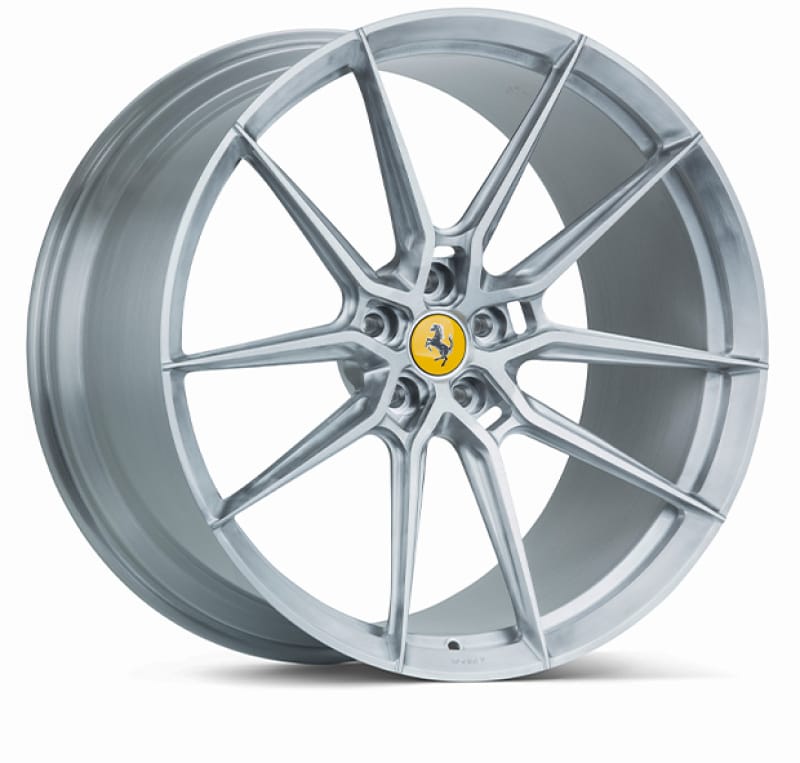 Vossen — Vossen x Novitec NF9 21x11.5in - 5x114.3 BP - ET29 - Brushed Gloss Clear Ferrari 296 Rear Wheel