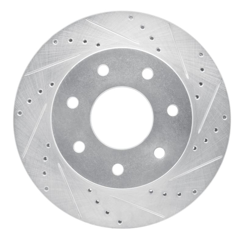 R1 Concepts — R1 04-08 Ford F-150 4WD Front Right Drilled & Slotted Silver Brake Rotor
R1 Brake Rotor Drill