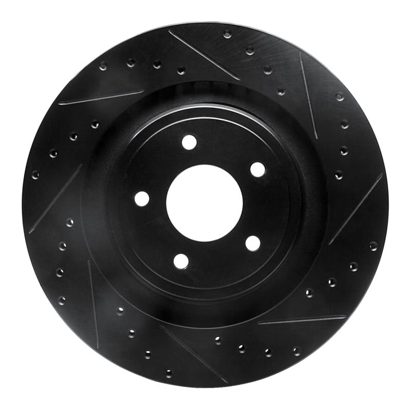 R1 Concepts — R1 08-14 Chrysler 200 Front Right Drilled & Slotted Black Brake Rotor
R1 Brake Rotor Drill