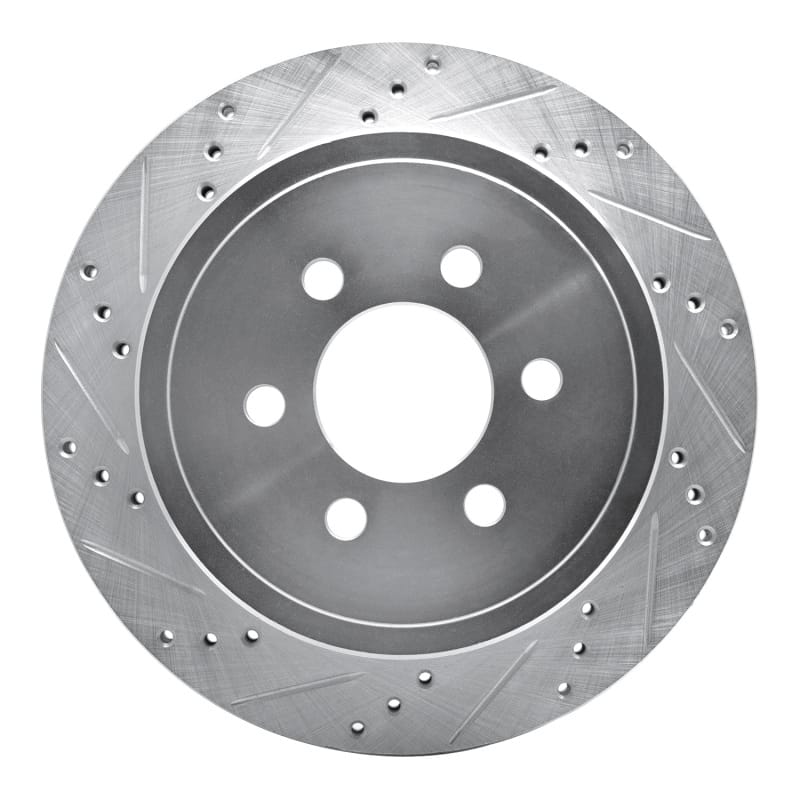 R1 Concepts — R1 03-03 Dodge Durango Rear Left Drilled & Slotted Silver Brake Rotor
R1 Brake Rotor Drill