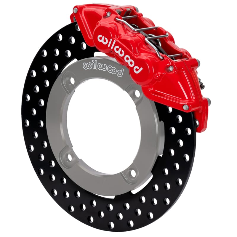 Wilwood — Wilwood 19-22 Honda Talon 1000 Red 6-Piston Front Kit 11.25in - Drilled Rotors
