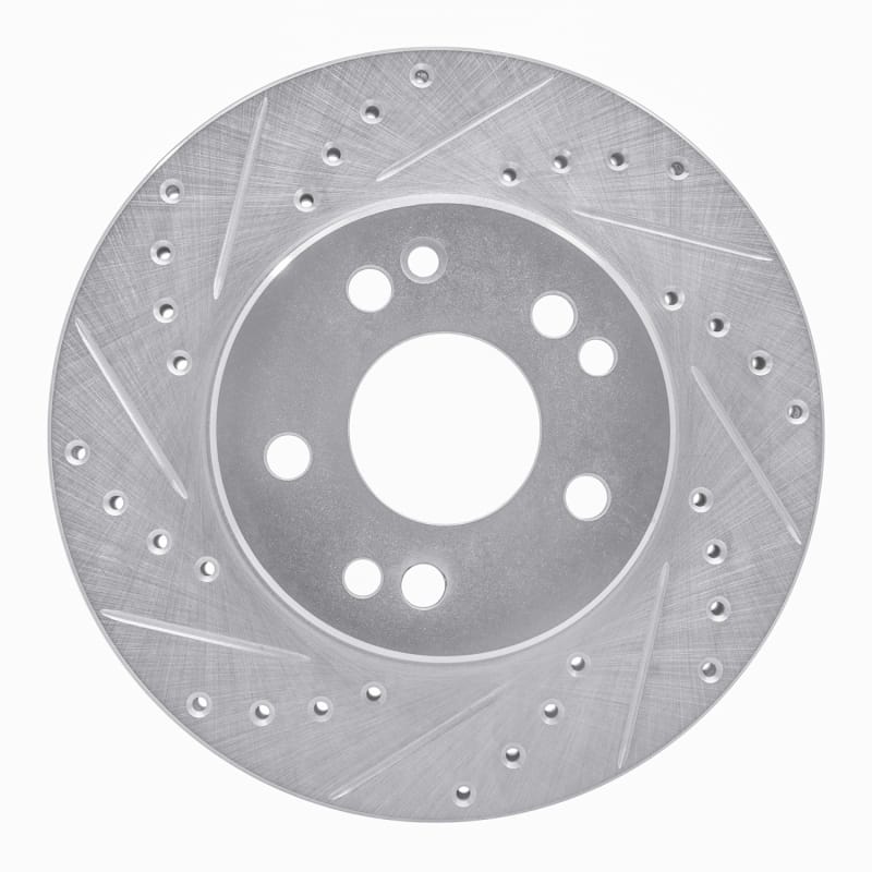 R1 Concepts — R1 84-95 Mercedes-Benz 260E Front Left Drilled & Slotted Silver Brake Rotor
R1 Brake Rotor Drill