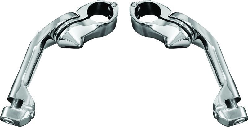 Kuryakyn — Adjustable Tour-Tech Long Arm Cruise Mounts Only Chrome