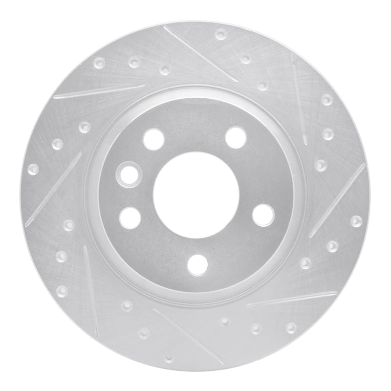 R1 Concepts — R1 01-03 Volkswagen EuroVan Rear Right Drilled & Slotted Silver Brake Rotor
R1 Brake Rotor Drill