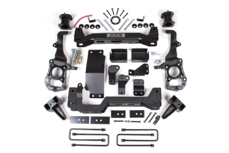 Zone Offroad — Zone Offroad 21-23 Ford F150 Tremor 4wd 5in. Suspension Lift Kit - 3in. Rear - Block - Spacer Front