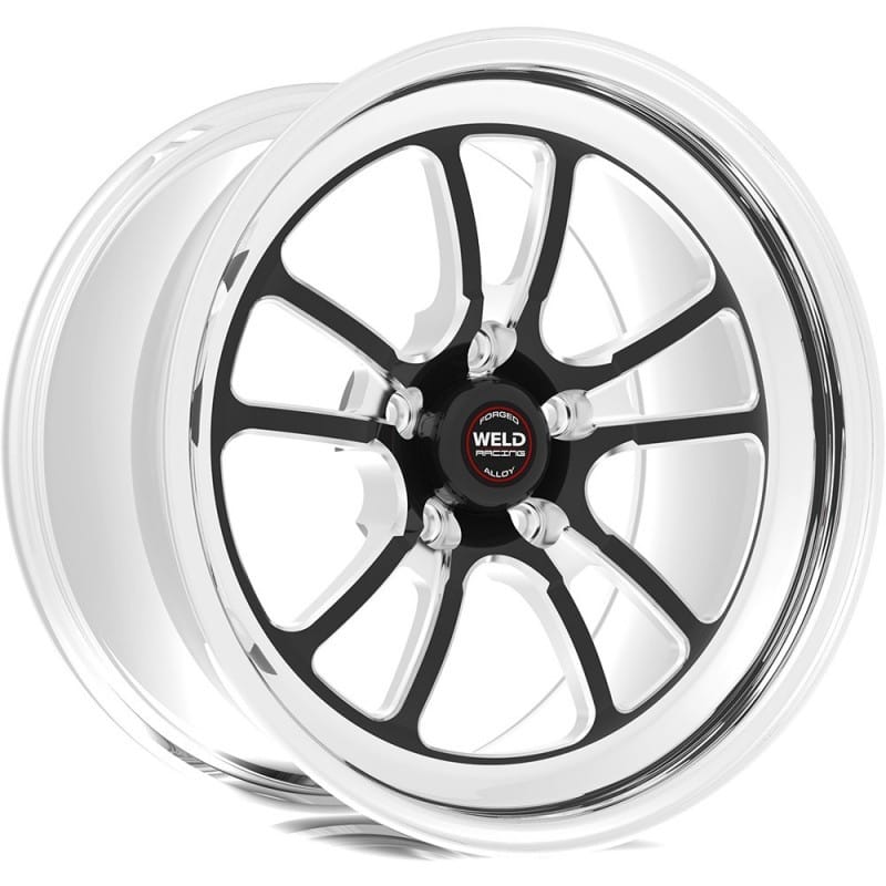 Weld — Weld S70 18x12 / 5x4.75 BP / 8.6in. BS Black Wheel (High Pad) - Non-Beadlock