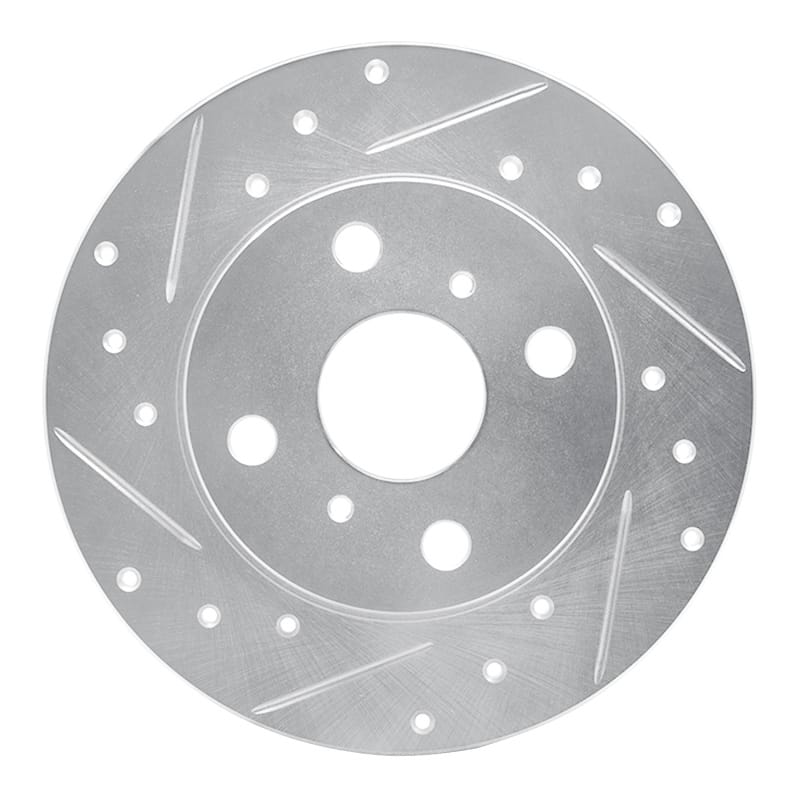 R1 Concepts — R1 85-86 Toyota MR2 Rear Left Drilled & Slotted Silver Brake Rotor
R1 Brake Rotor Drill