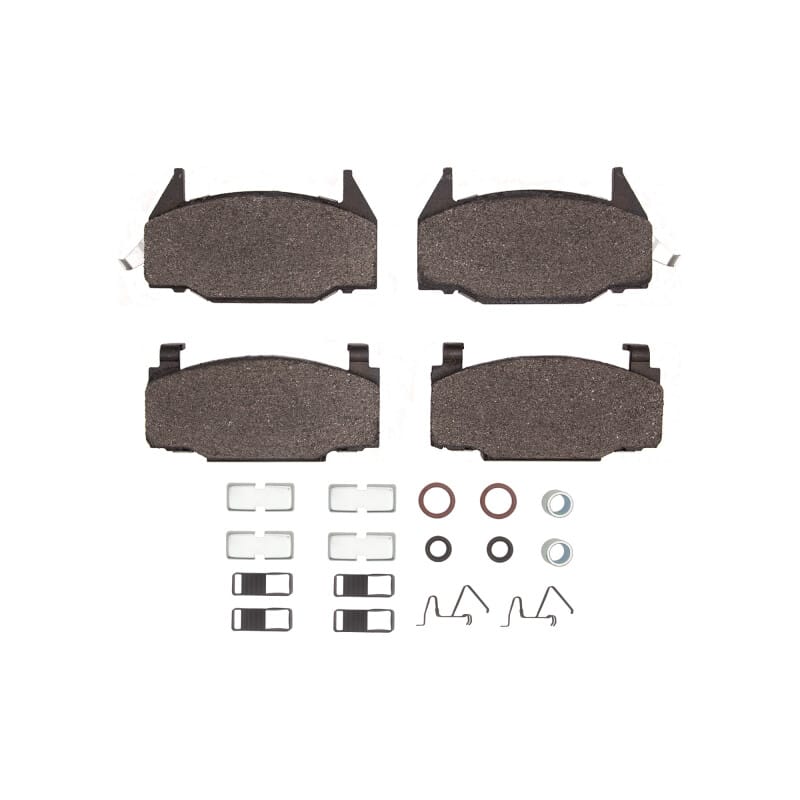 DFC — DFC 76-79 Chevrolet Chevette Front 5000 Advanced Semi Metallic Brake Pads and Hardware Kit
DFC Brake Pad Set