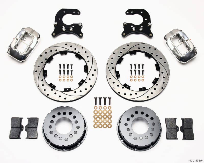 Wilwood — Wilwood Forged Dynalite P/S Rear Kit Drilled Polished Small Ford 2.66in Offset
BRAKE KIT