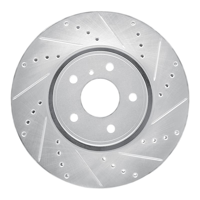 R1 Concepts — R1 05-14 Infiniti FX45 Front Right Drilled & Slotted Silver Brake Rotor
R1 Brake Rotor Drill