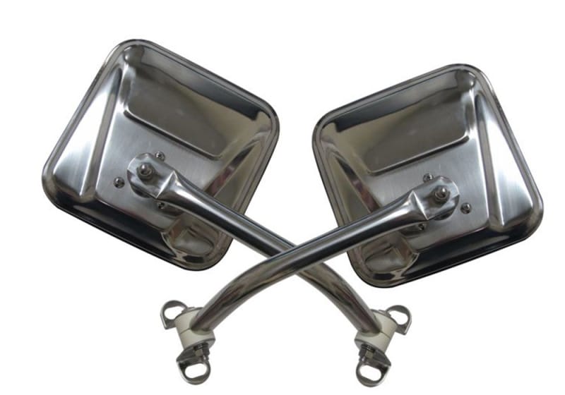Rampage — Rampage 1976-1983 Jeep CJ5 Mirror Kit - Stainless
Door Mirror Kit