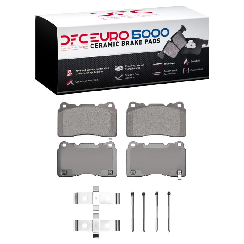 DFC — DFC 05-06 Ford GT Front Euro 5000 Ceramic Brake Pads and Hardware Kit
DFC EURO Pads + HW