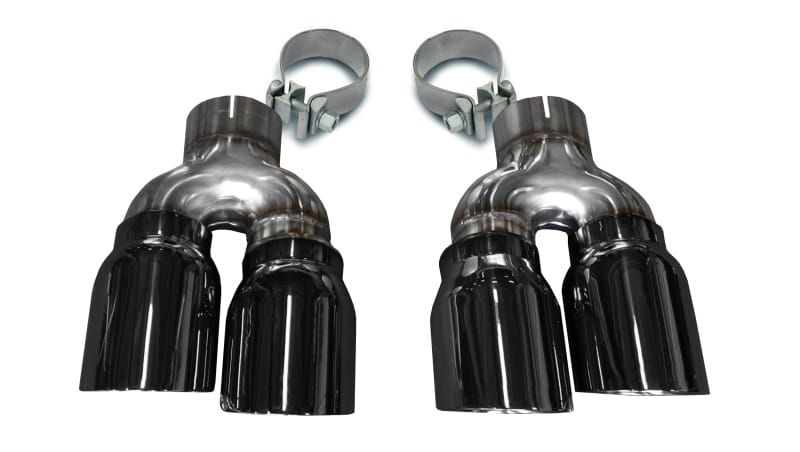 CORSA Performance — Corsa 2016-2019 Cadillac ATS 3.6T 4in Inlet / 4in Outlet Twin Black Tip Kit (For Corsa Exhaust Only)
Exhaust