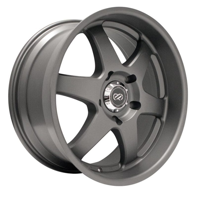 Enkei — Enkei ST6 17 x 8 35mm Offset 6x139.7 Bolt Pattern 78mm Bore Dia Matte Gunmetal Wheel