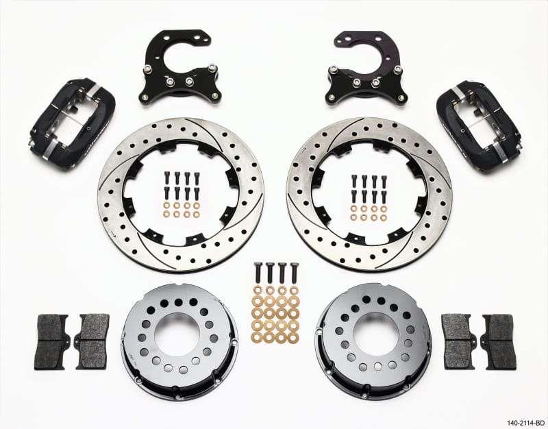 Wilwood — Wilwood Forged Dynalite P/S Rear Kit Drilled Rotor Big Ford 2.54in Offset
BRAKE KIT