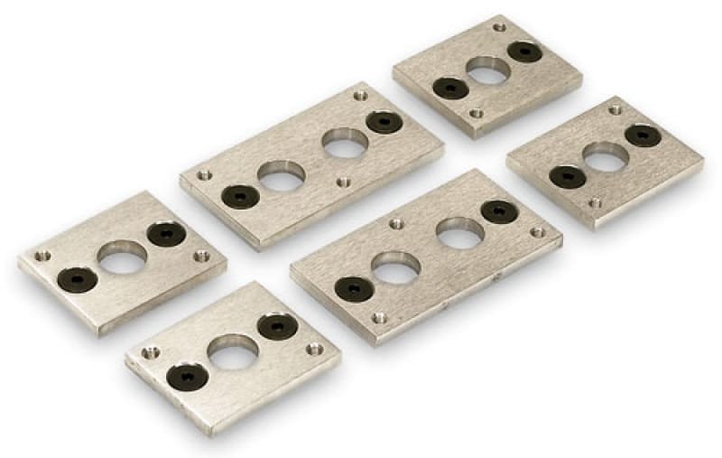 Moroso — Moroso Chevrolet Small Block Header Flange Kit - 3/8in - Aluminum Plate