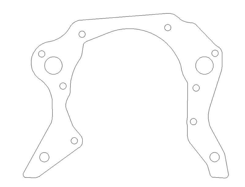 Cometic Gasket — Ford 302/351W Windsor Timing Cover Gasket