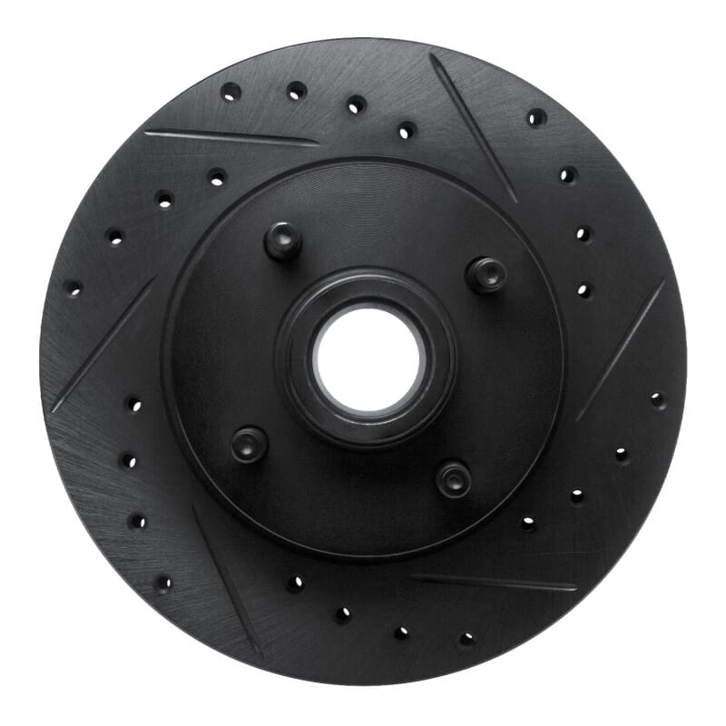 R1 Concepts — R1 78-93 Ford Mustang Front Right Drilled & Slotted Black Brake Rotor
R1 Brake Rotor Drill