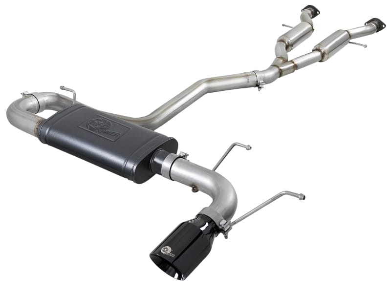 aFe — aFe Large Bore HD 3in 304 SS Cat-Back Exhaust w/ Black Tips 14-19 Jeep Grand Cherokee (WK2) V6-3.6L
Cat-Back Exhaust