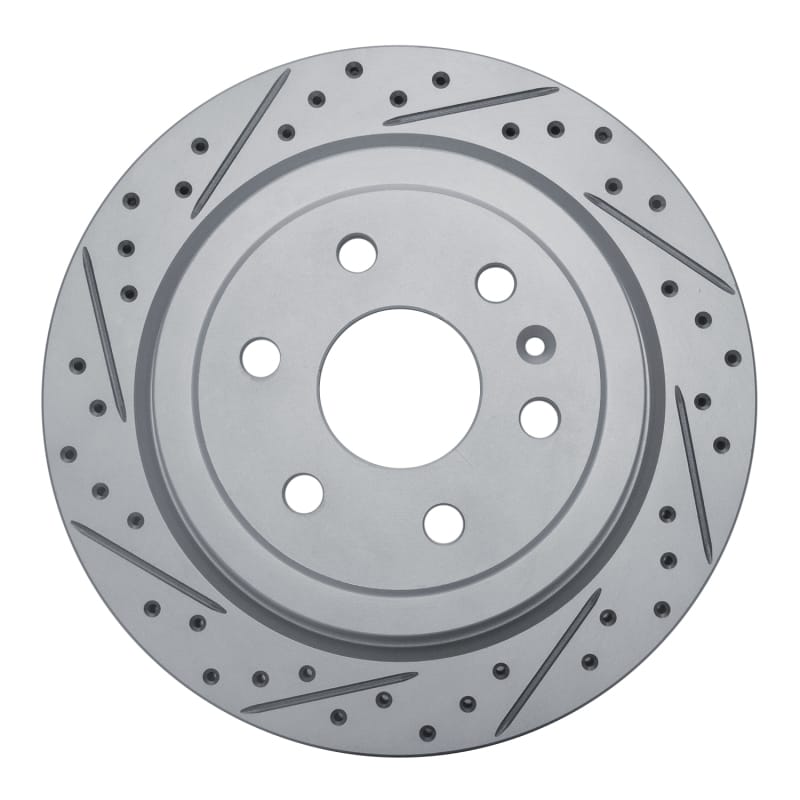 R1 Concepts — R1 10-16 Cadillac Srx Rear Left Drilled & Slotted Geo-Carbon Rotor