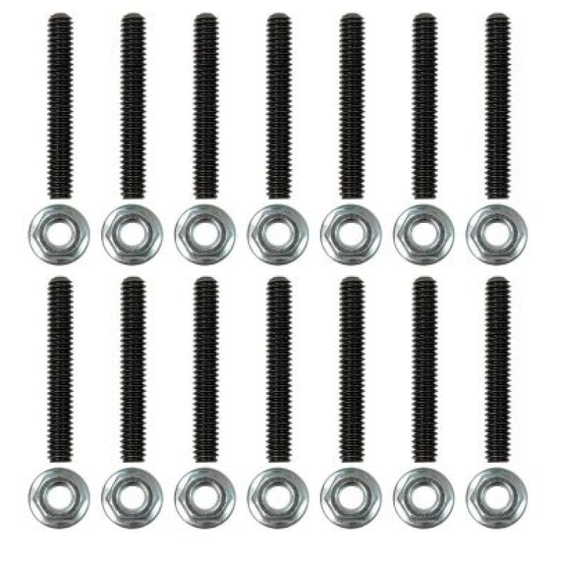 Moroso — Moroso Chevrolet Big Block Fabricated Valve Covers Broached Stud Kit (Non-Serrated Flange Nuts)