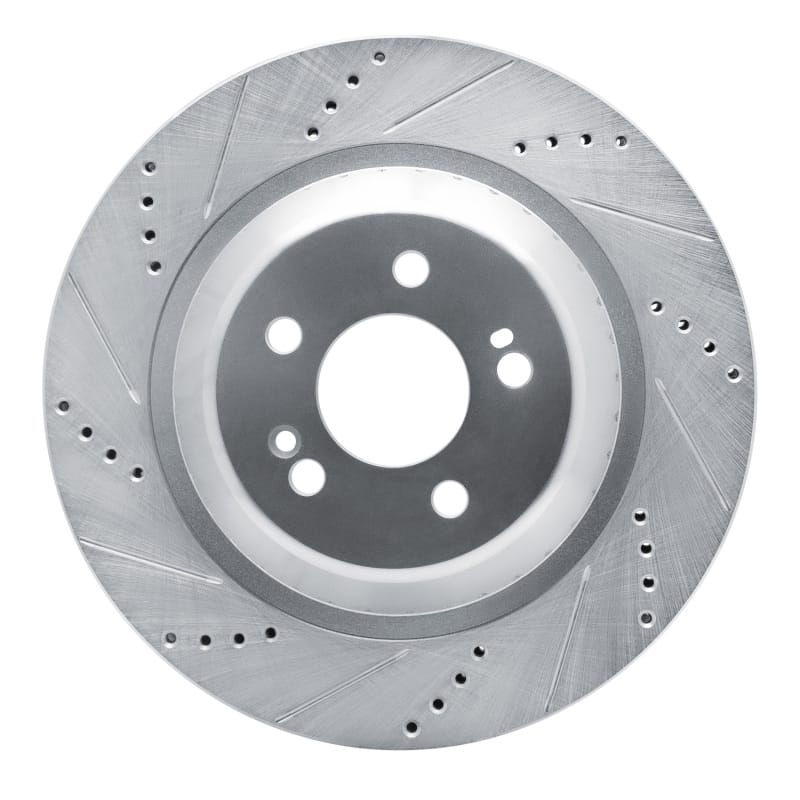 R1 Concepts — R1 14-21 Mercedes-Benz S550E Rear Left Drilled & Slotted Silver Brake Rotor
R1 Brake Rotor Drill