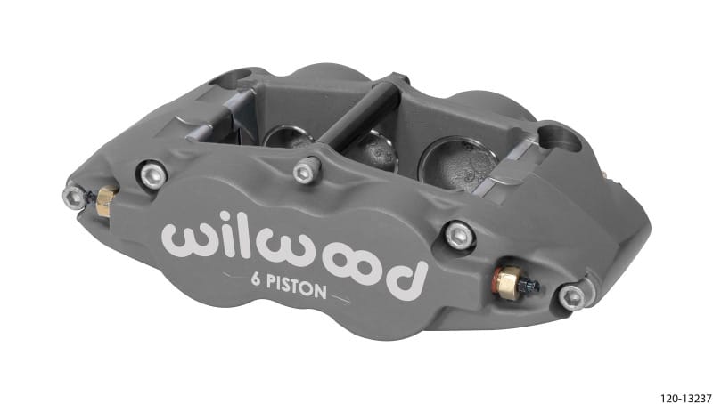 Wilwood — Wilwood Caliper-Forged Superlite 6R-R/H 1.62/1.12/1.12in Pistons 0.81in Disc
BRAKE CALIPER