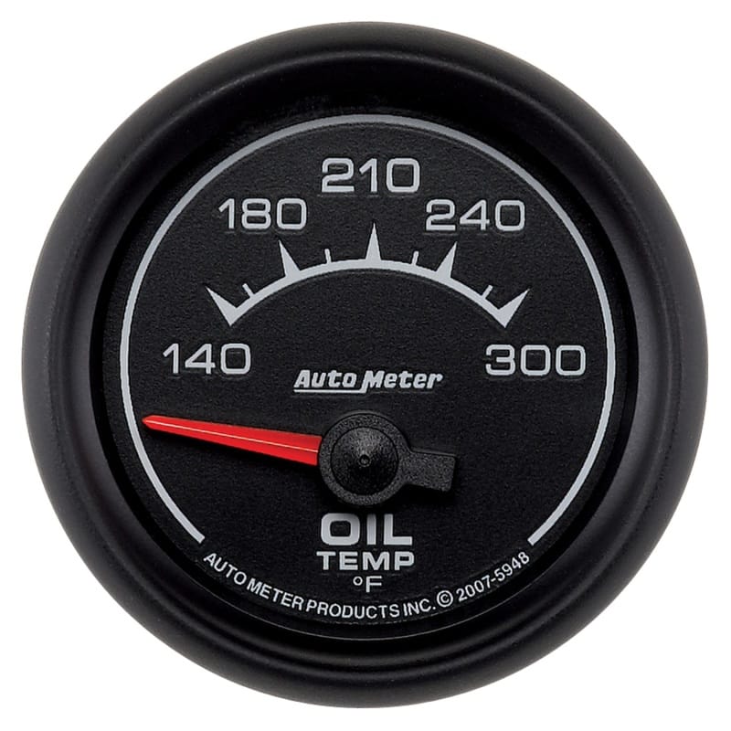 AutoMeter — AutoMeter Gauge Oil Temp 2-1/16in. 140-300 Deg. F Electric Es
GA 2" OILT 300F E ES